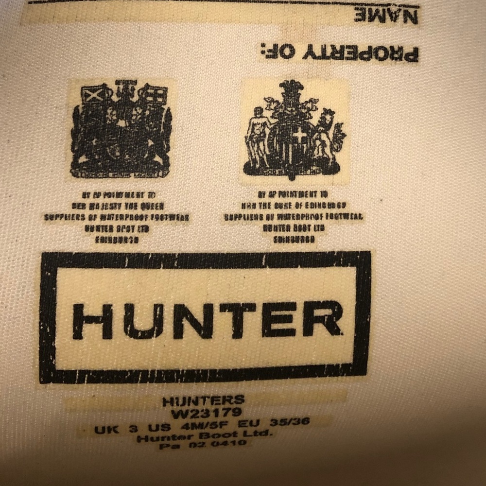 Hunter Rainboots - Black - Picture 5 of 5